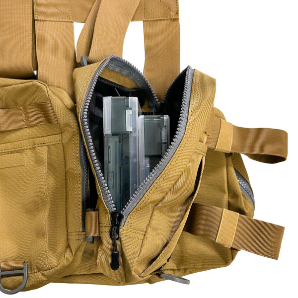 TMストリームベスト タン【ストラップベスト/渓流ベスト/本流ベスト/マウンテンストリームベスト】